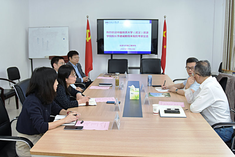 中国地质大学（武汉）资源学院李建威院长来威廉希尔官网调研交流